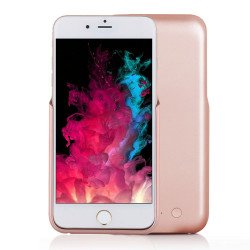 iPhone 8 / 7 / 6s / 6 Dual Portable Power Charging Cover 5000 mAh (Rose Gold)